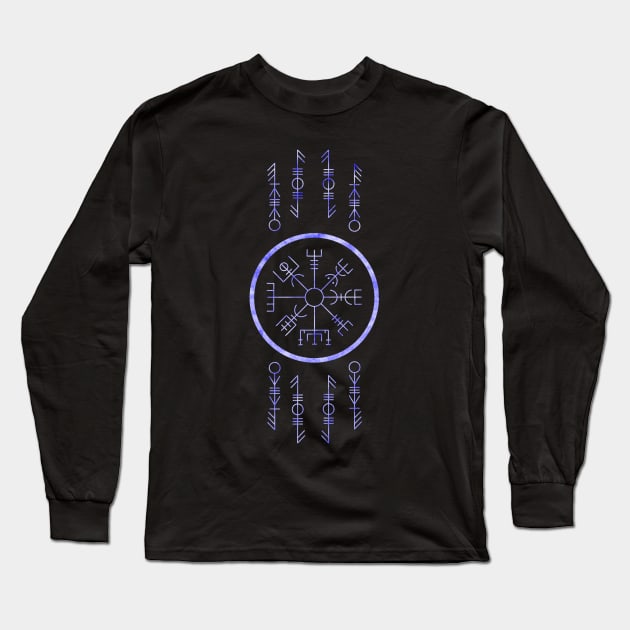 Compass Long Sleeve T-Shirt by JixelPatterns